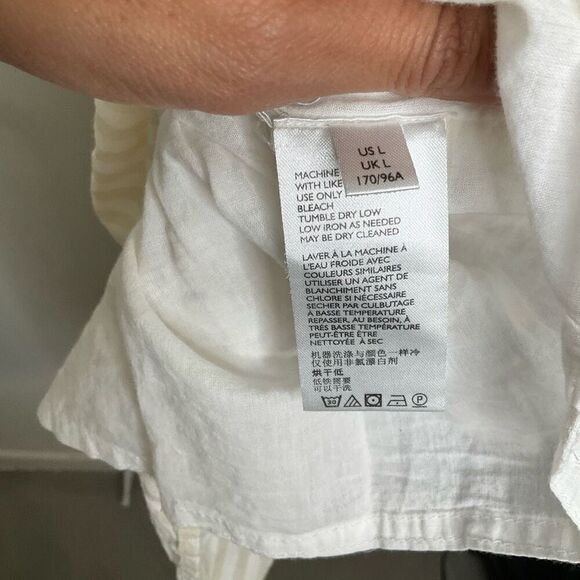 Urban Outfitters Dobby Puff Sleeve Babydoll Dress - Picture 7 of 8